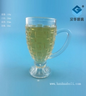 80ml帶把果汁玻璃杯