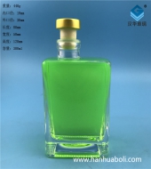 300ml長方形平口牛奶玻璃瓶