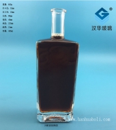 450ml木塞口長方形玻璃酒瓶