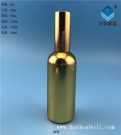 100ml電鍍金色精油玻璃瓶