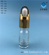 5ml花籃蓋透明玻璃滴管瓶