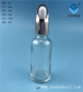 30ml花籃蓋透明玻璃滴管瓶