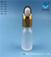 10ml花籃蓋磨砂玻璃滴管精油瓶