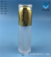 40ml亮光金磨砂玻璃噴霧香水瓶