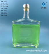 700ml出口長(zhǎng)方形威士忌酒瓶