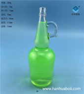 250ml小口玻璃單耳油瓶