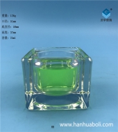 25ml方形出口玻璃燭臺