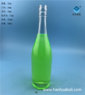 500ml透明玻璃白酒瓶