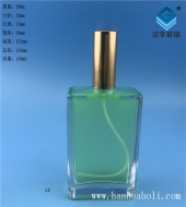 150ml精白料長方形噴霧香水玻璃瓶