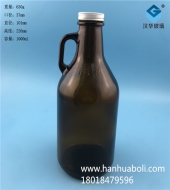 1000ml單耳茶色玻璃瓶