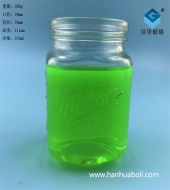 370ml出口方形梅森玻璃儲物罐