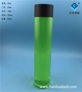 800ml直筒圓形玻璃果汁飲料瓶