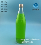 批發500ml果汁飲料玻璃瓶