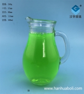 300ml帶把玻璃冷水壺生產廠家