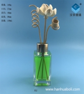 100ml絲口長方形玻璃香薰分裝瓶