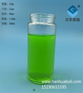 200ml直筒蜂蜜玻璃瓶生產(chǎn)廠家