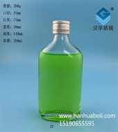 200ml長方形扁玻璃保健酒瓶