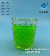 170ml麻點(diǎn)玻璃蠟燭杯
