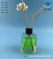 100ml小口正方形香薰分裝玻璃瓶