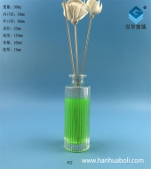 160ml平口豎條圓柱形玻璃香薰瓶