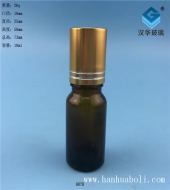 10ml茶色玻璃滾珠精油分裝瓶