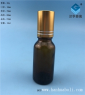 15ml茶色玻璃滾珠精油分裝瓶