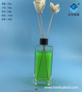 340ml長方形香薰玻璃分裝瓶