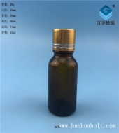 15ml金銀切線茶色玻璃精油瓶