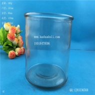 650ml直筒玻璃燭臺