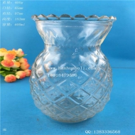 600ml玻璃菠蘿燭臺