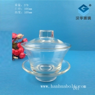 200ml玻璃蓋碗茶杯
