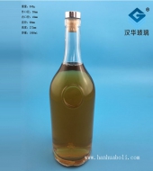1000ml伏特加玻璃酒瓶