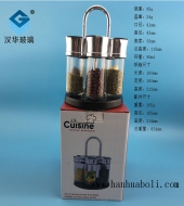 90ml蝴蝶蓋直筒玻璃胡椒粉瓶