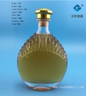 800ml威士忌玻璃酒瓶