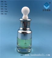 20ml電鍍銀蓋滴管精油玻璃瓶