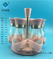 100ml乳白色調料玻璃瓶套裝