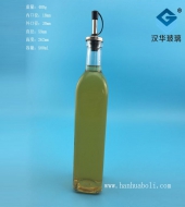 500ml方形橄欖油玻璃瓶