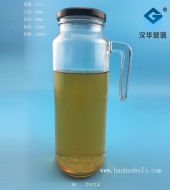 1000ml帶手把飲料果汁玻璃瓶